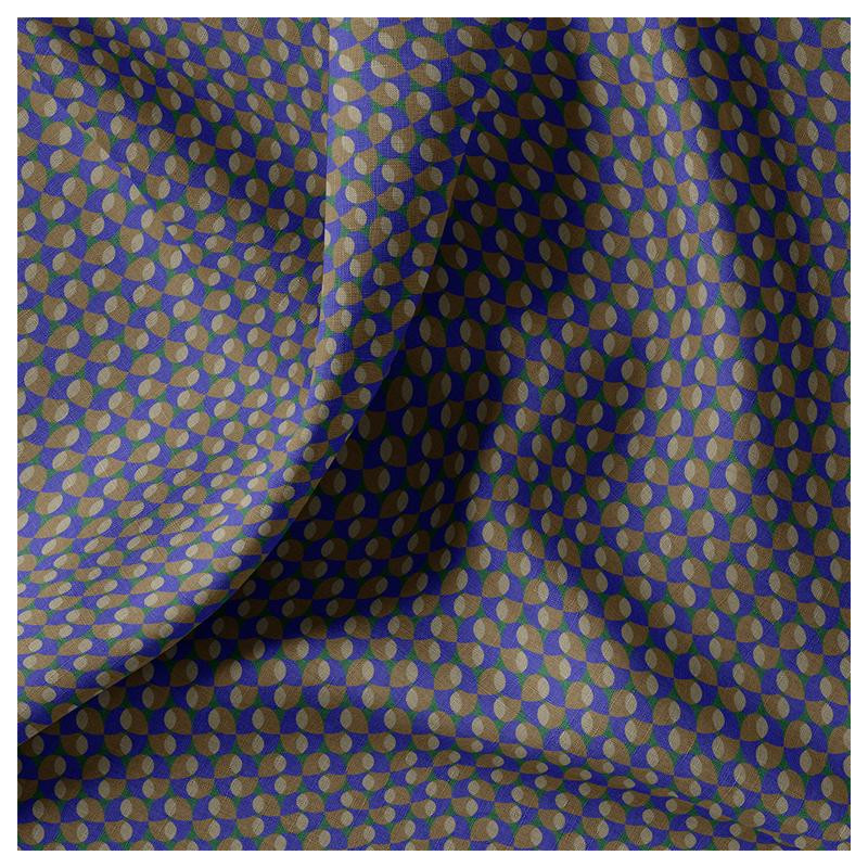 Printed Cotton BOHAZIA Blue / Green